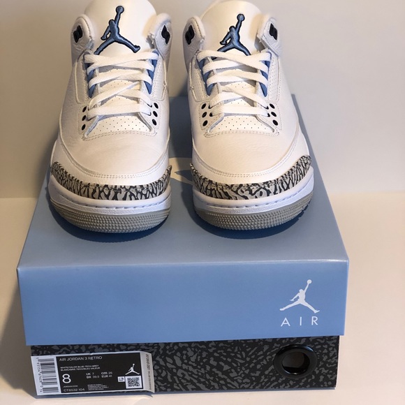 AIR JORDAN 3 Retro "UNC" CT8532-104 SIZE 8
New - Picture 3 of 7
